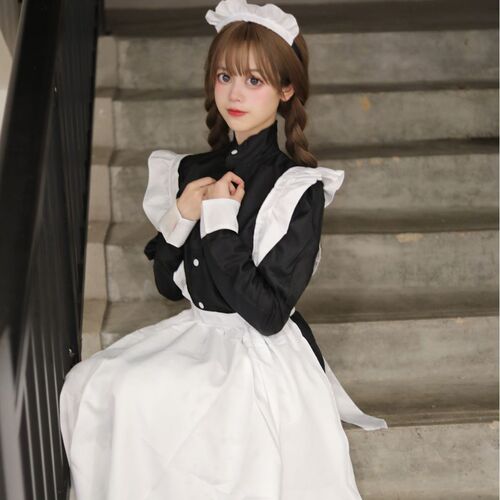 Men wear maid outfits, women dress up, cosplay costumes, cute Lolita transvestite cafe cross-dressing