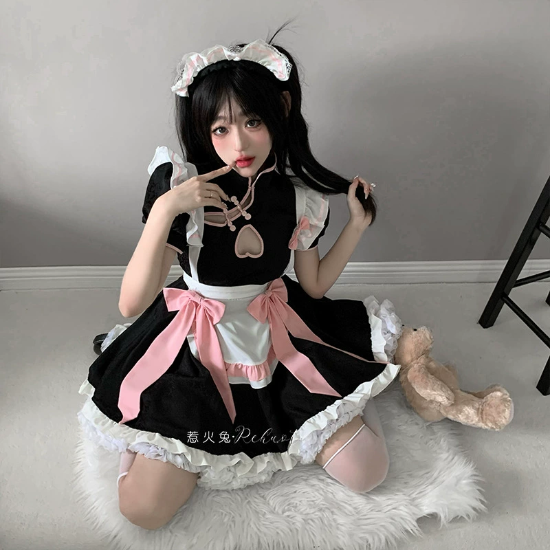 Платье, японский комплект, кимоно, сексуальный костюм, стильLolita, китайский стиль