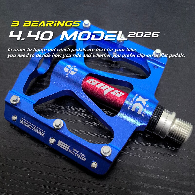 Shanma Shi 4.4 Bicycle Three Bearing Pedal Mountain Bike Comfortable Anti-Slip Pedal Road Folding Pedal Shanma Shi 4.4 Bicycle Three Bearing Pedal Mountain Bike Comfortable Anti-Slip Pedal Road Folding Pedal