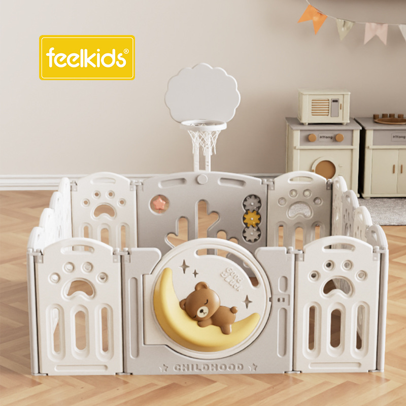 Indoor plastic fence child fence baby guard fence bed guardrail child barrier toddler baby crawling fence