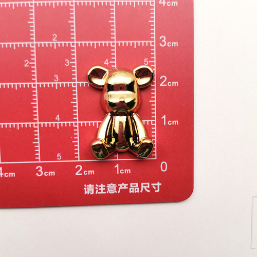 Colorful letter necklace bow bear star DIY small orchid plastic accessories headband hair clip phone case decoration sticker