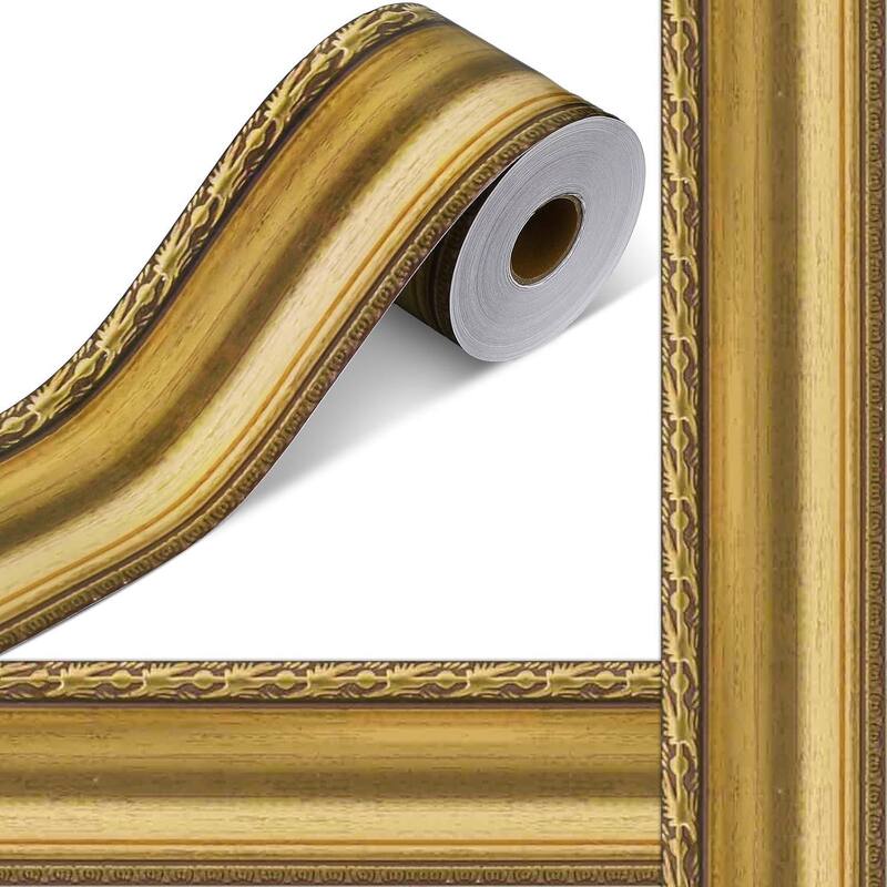 Imitation Picture Frame Wall Border Window Stickers for Beautifying and Decorating Store Event Scenes, Self-Adhesive Paper Wall Stickers Imitation Picture Frame Wall Border Window Stickers for Beautifying and Decorating Store Event Scenes, Self-Adhesive Paper Wall Stickers