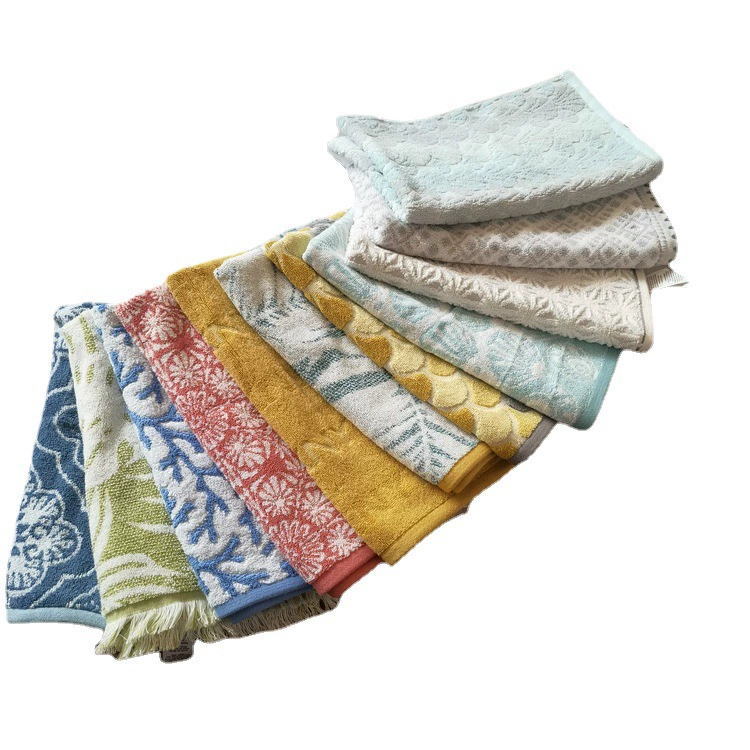Cotton double-sided towel, increased thickness, does not fade