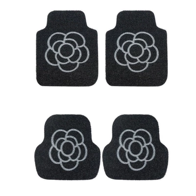 Car universal silk ring foot mat: Car Carpet - style-02-four-piece-set-for-the-whole-car