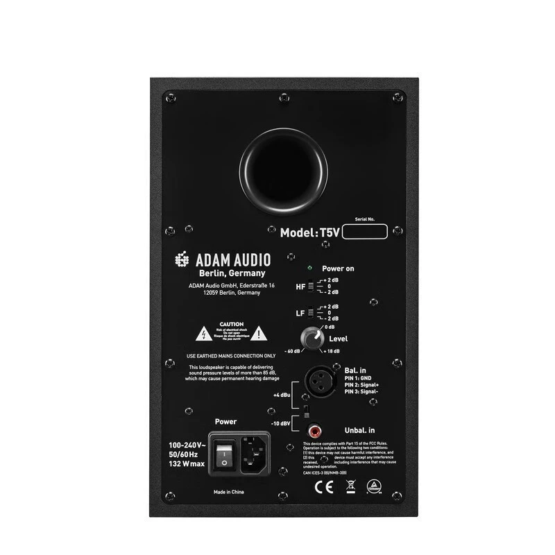 ADAM AUDIO speaker T5V T7V T8V T10S A5X major has source monitoring