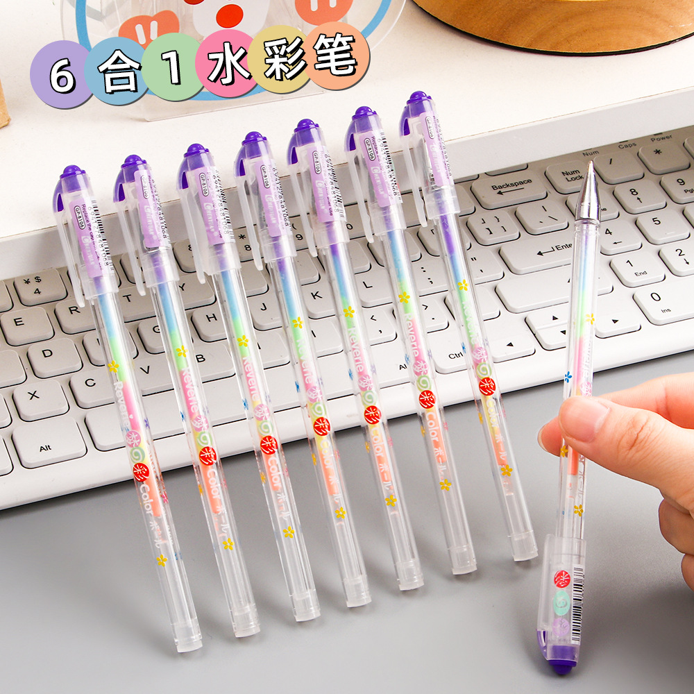 Corea del Sur papelería DIY álbum hecho a mano color agua tiza colorido highlighter fábrica al por mayor