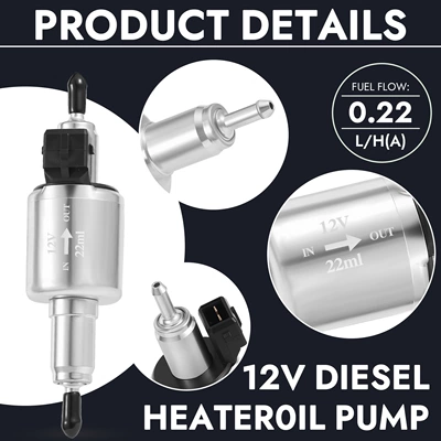 12V Car Parking Heater Oil pump, nozzle