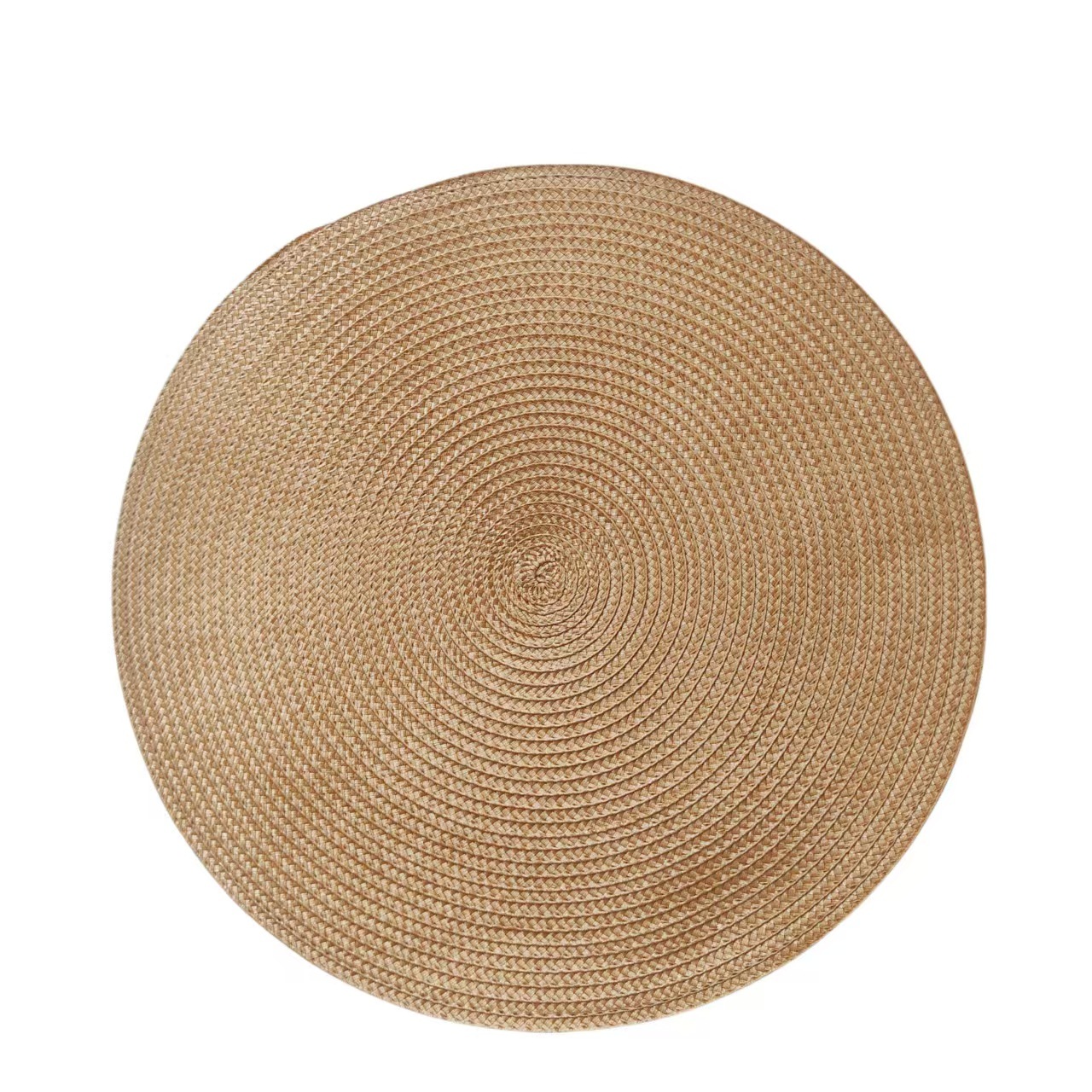 PP almohadilla de comedor tejida a mano ecológica almohadilla de aislamiento térmico europea y americana almohadilla de decoración de color sólido explosión multicolor almohadilla de mesa opcional image 8
