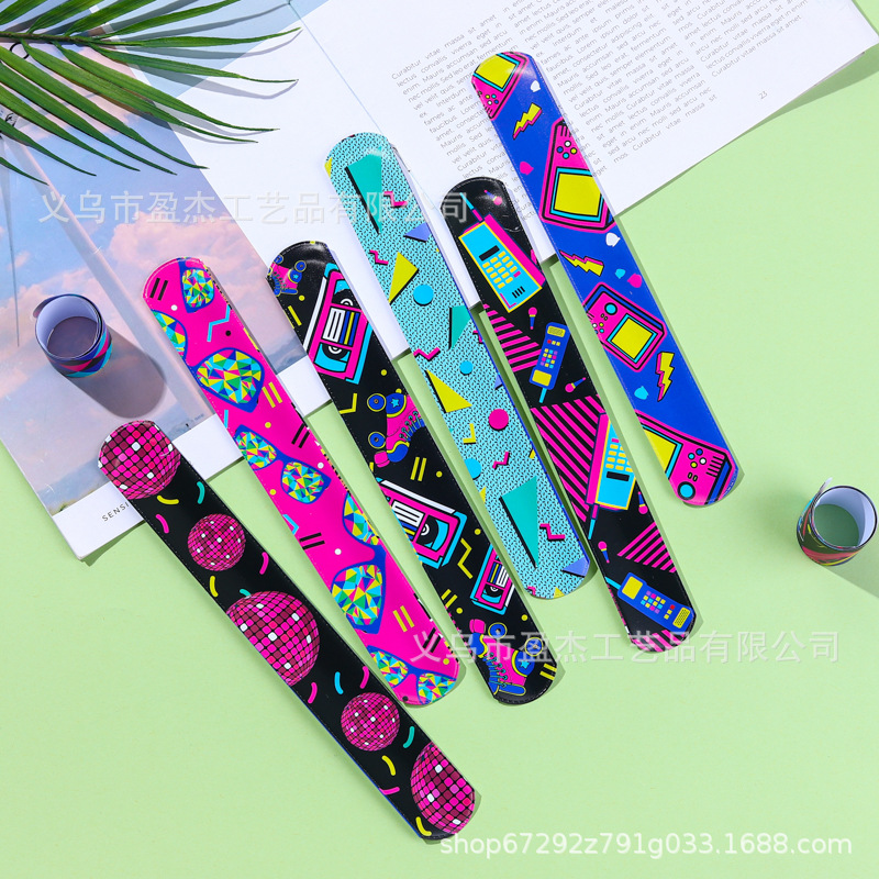 Nuevo cross-border collar pulsera música rock decoración pulsera de fiesta