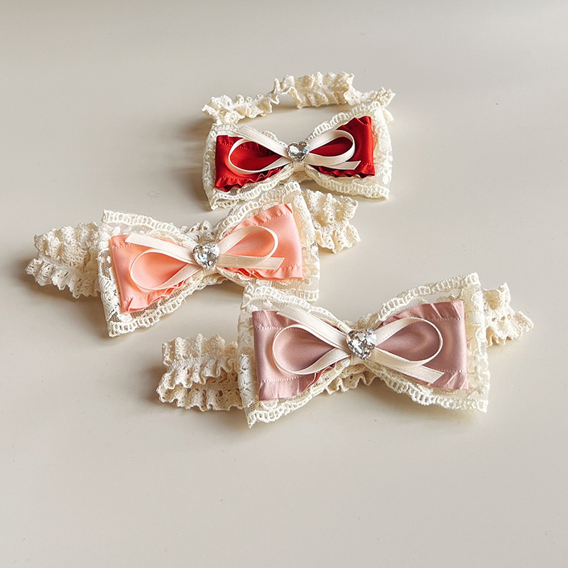 Children's elastic headband with bow for new born