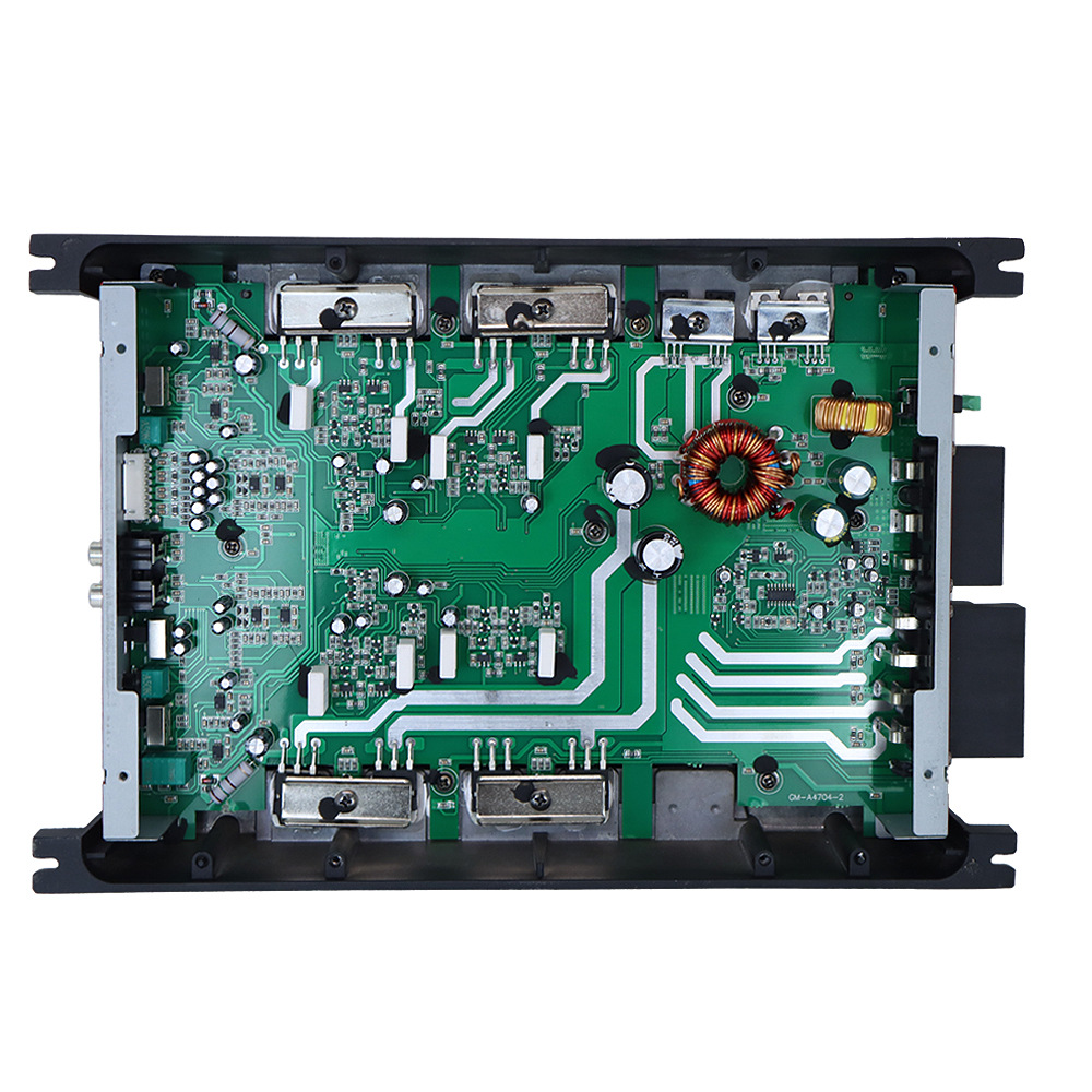 Direct Selling Piongm6704 Four-Way High-Power Vehicle-Mounted 12V Car Amplifier Car Audio Modified 4-Way Amplifier