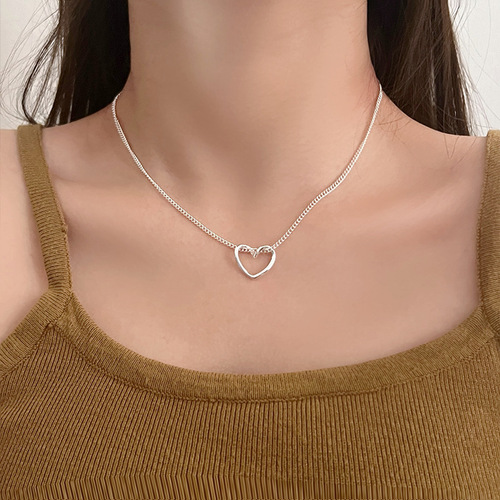 Elegant Tears Drop Fringe Necklace for Women, Instagram-Inspired Unique High-End Design Lockchain, Non-Fading, Cool and Calm Style