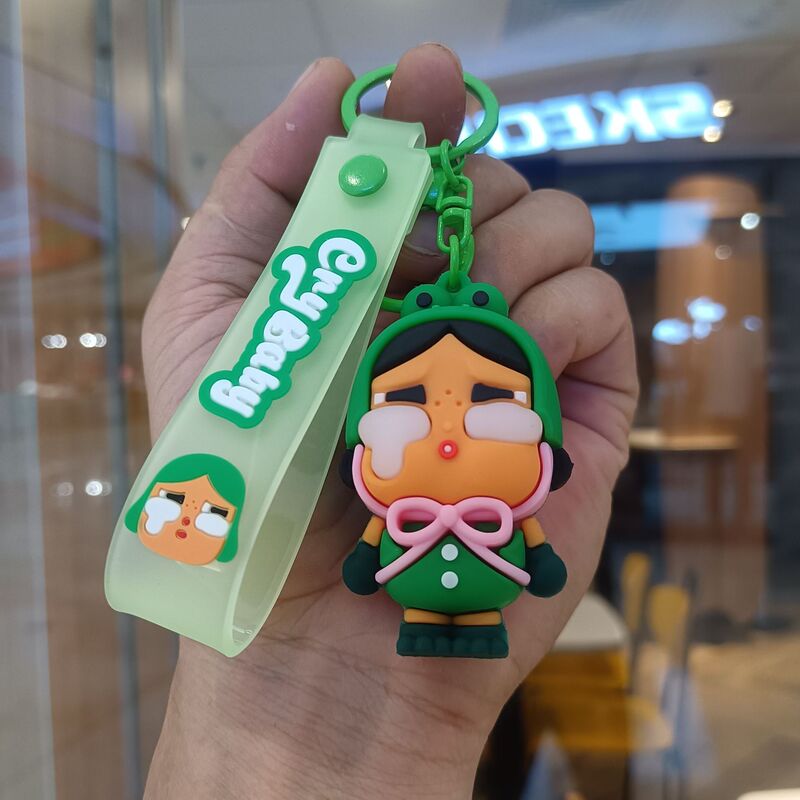 卡通哭娃钥匙扣眼泪娃娃公仔汽车钥匙链潮流情侣包包挂件礼品批发|undefined