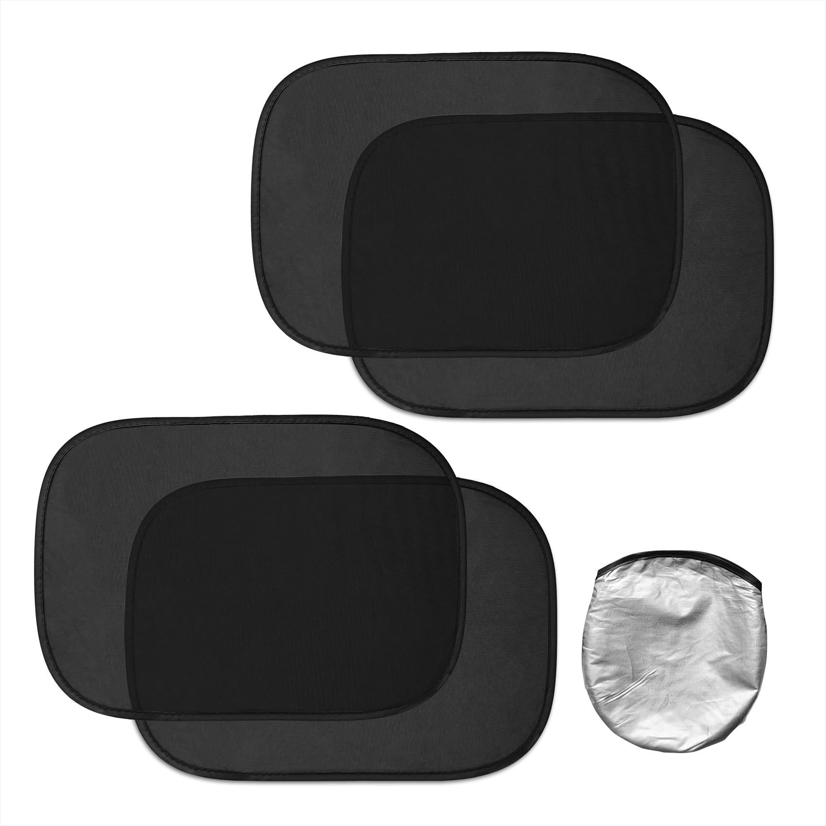 New PVC mesh electrostatic sunshade for side windows, full-glazed anti-glare adhesive car sunshade