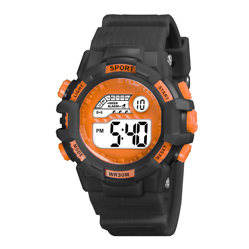 Ventas en caliente para niños y niñas relojes electrónicos cronógrafos estudiantes de primaria y secundaria multifuncional relojes electrónicos deportivos al aire libre fabricante