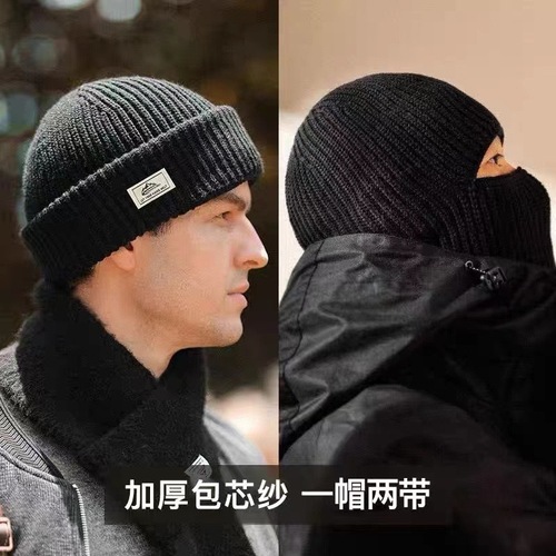 Winter and Spring New Knitted Hat Mountain Brand Thick Warm Ear Protection Anti-Cold Knitted Hat Unisex