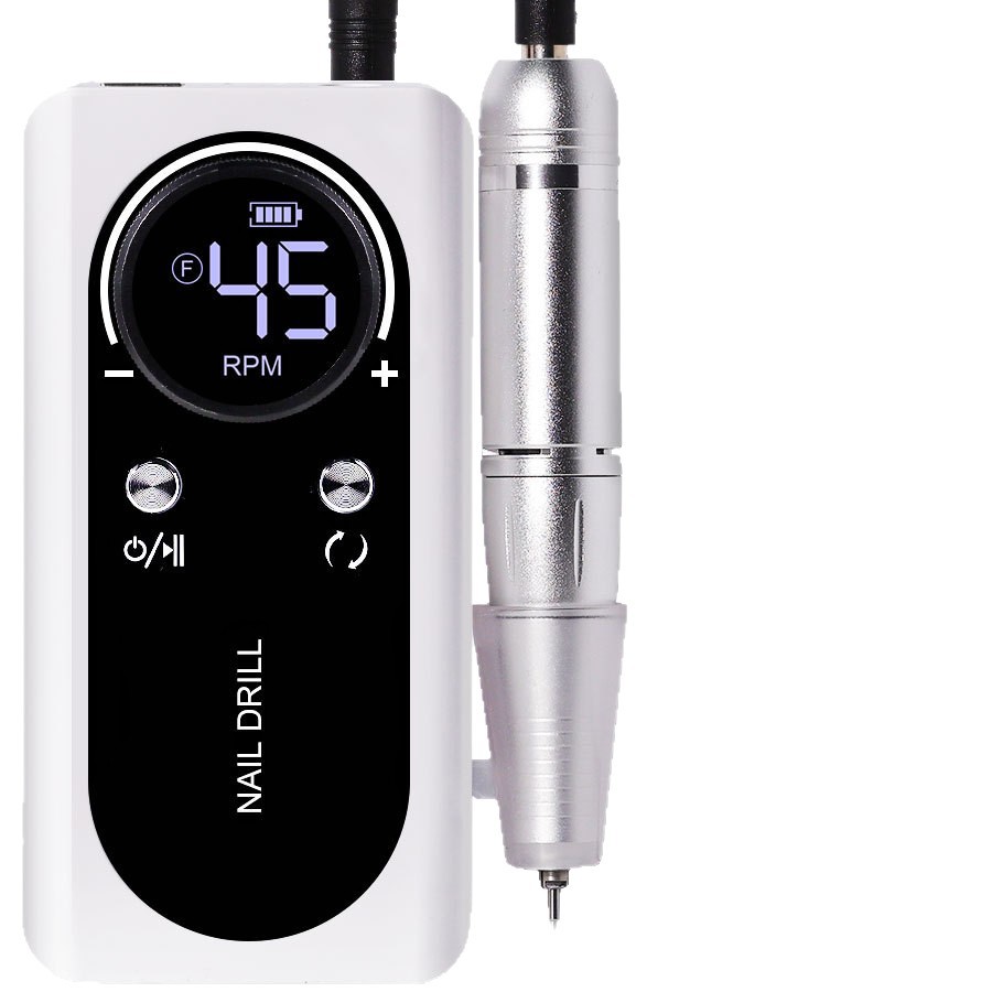 Transfronterizo nuevo amolador de uñas profesional 45000 rpm recargable amolador de uñas eléctrico portátil V2