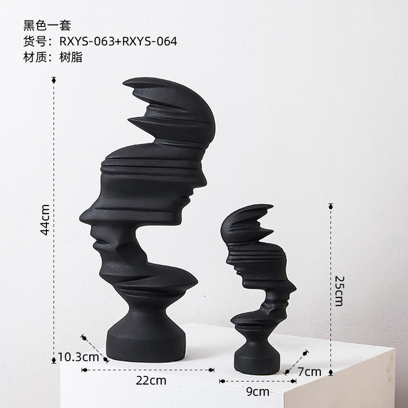 リビングルームの置物は軽くて豪華で高級な雰囲気のお酒棚の装飾品です。