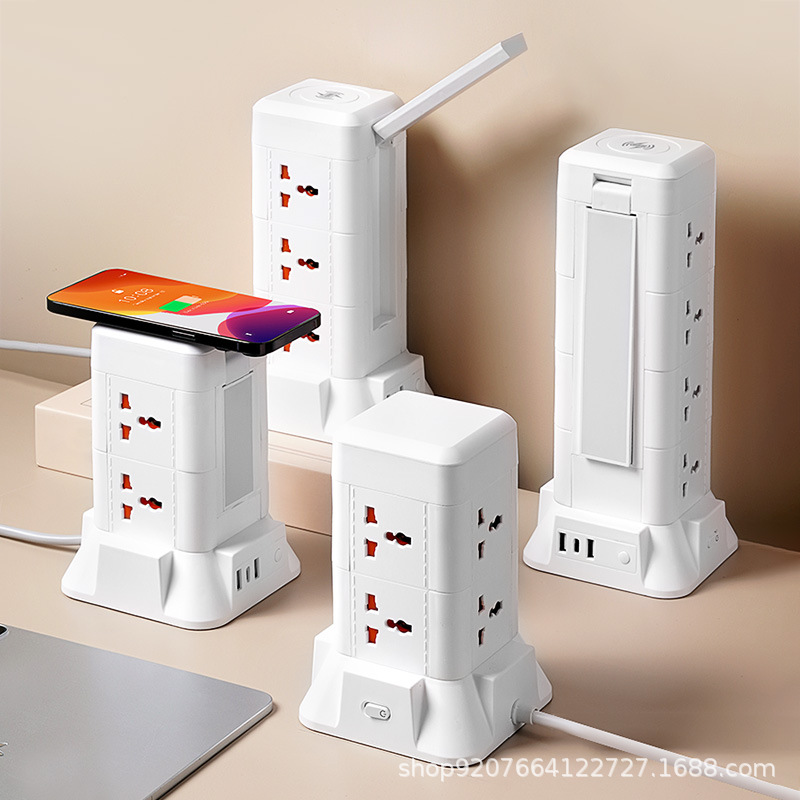 Enchufe británico, enchufe inteligente USB poroso, placa de carga inalámbrica, Macao, Hong Kong, EE. UU., EE. UU., Viajes europeos