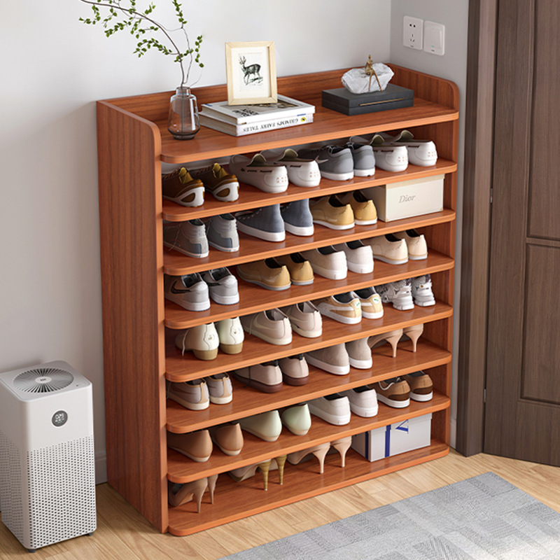 Shoe Rack Hot Style Layered Partition Simple Doorway Home Storage Artifact Space-Saving Shoe Cabinet Rental House