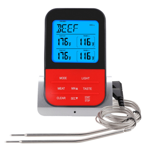 Cross-border wireless barbecue thermometer multi-functional electronic kitchen baking food thermometer home oven temperature measuring instrument