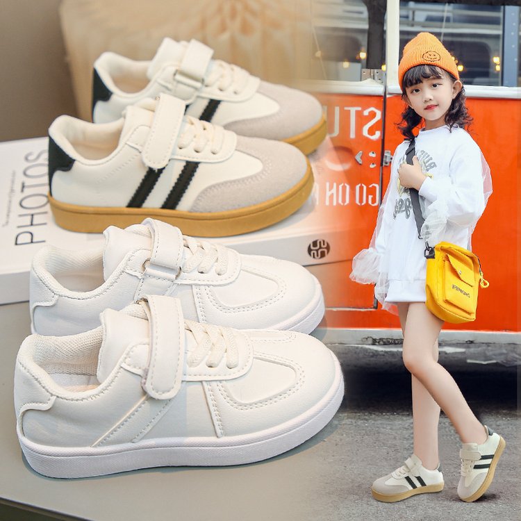 Children's Moral Training Shoes Girls' Low Top Casual Board Shoes 2023 Autumn New Children's Shoes Boys' Soft Sole_voghion.com