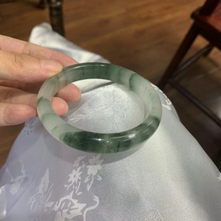 Jin Yutang Xinjiang Jin Siyu Tianshan Cui Tiandi Cui Bracelet Ice Bottom Ring 59mm /12.5mm