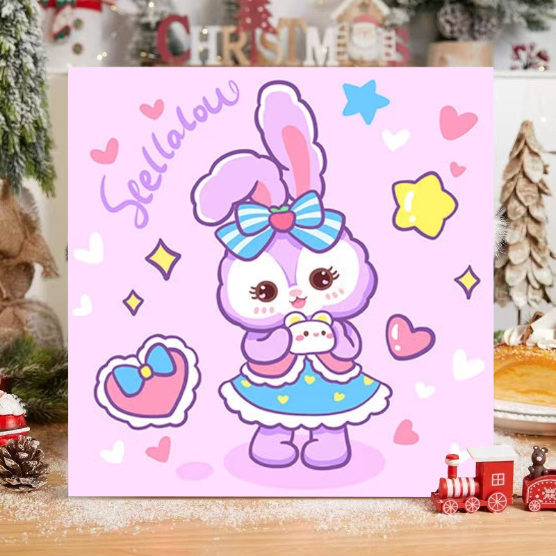 LA278 / Внутренняя рама 20*20 см + задняя панель + краска + кисть
