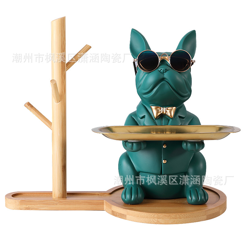 Gancho de cubo francés caja de almacenamiento de escritorio pasillo creativo clave joyería decoración hogar Puerta de almacenamiento de artículos diversos