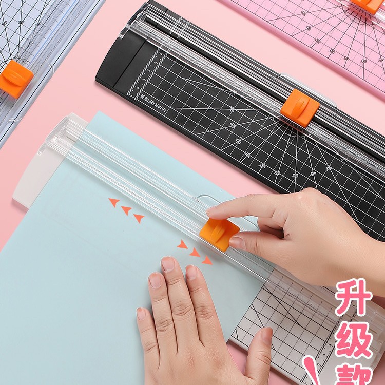 A4 Paper Cutter Small Portable Plastic Paper Cutter Photo Cutter Mini Guillotine Paper Cutter Manual Photo