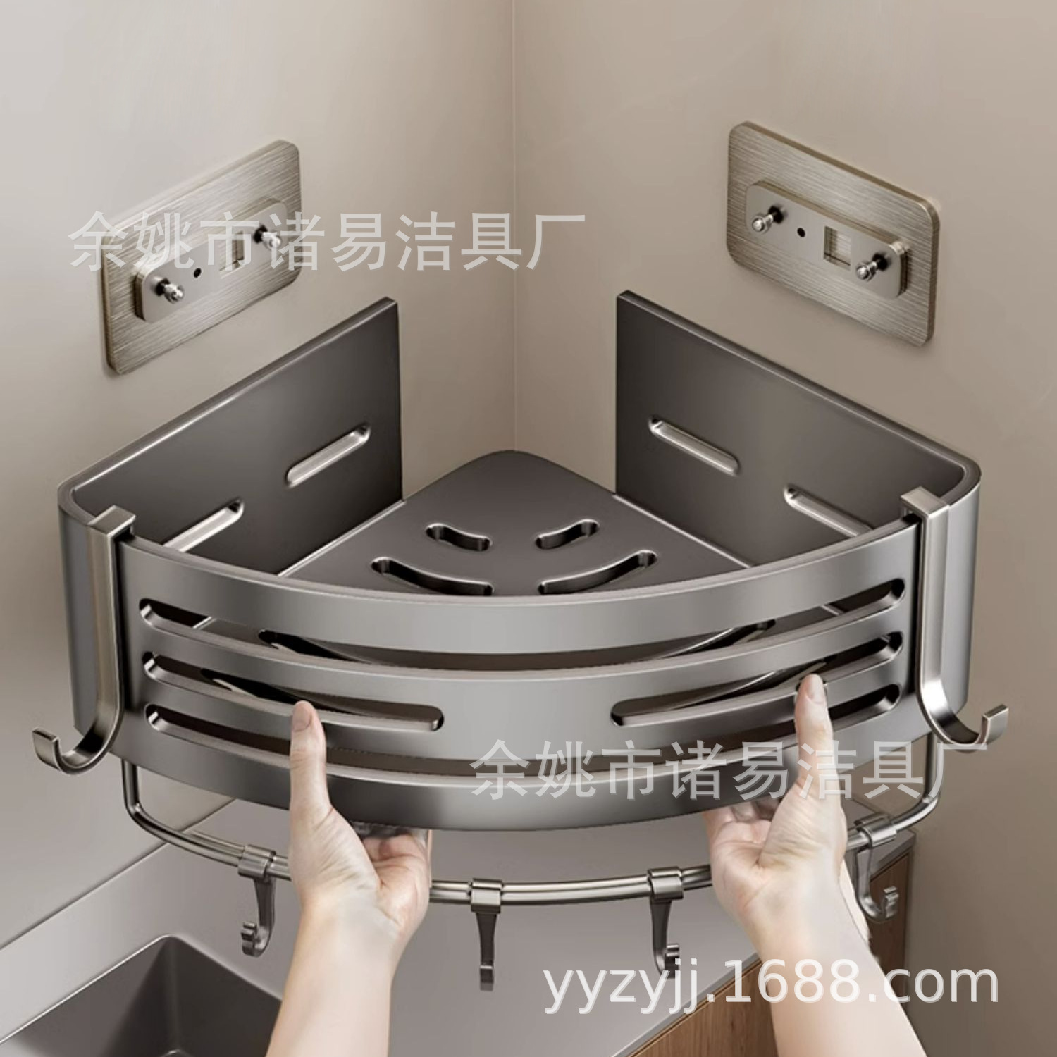 FUENTE Rack de almacenamiento de baño de fábrica ponche libre baño estante de la esquina cuarto de ducha inodoro triángulo rack