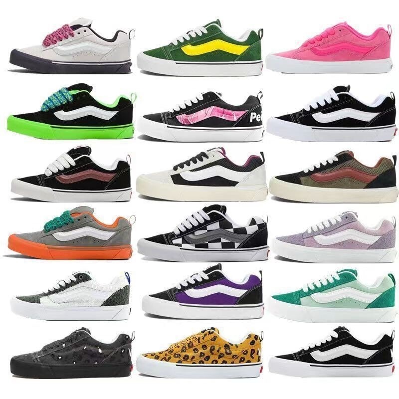 Putian Shoes Vans Kun Skool Collaboration Limited Edition Halloween Low-Top Unisex Sneakers