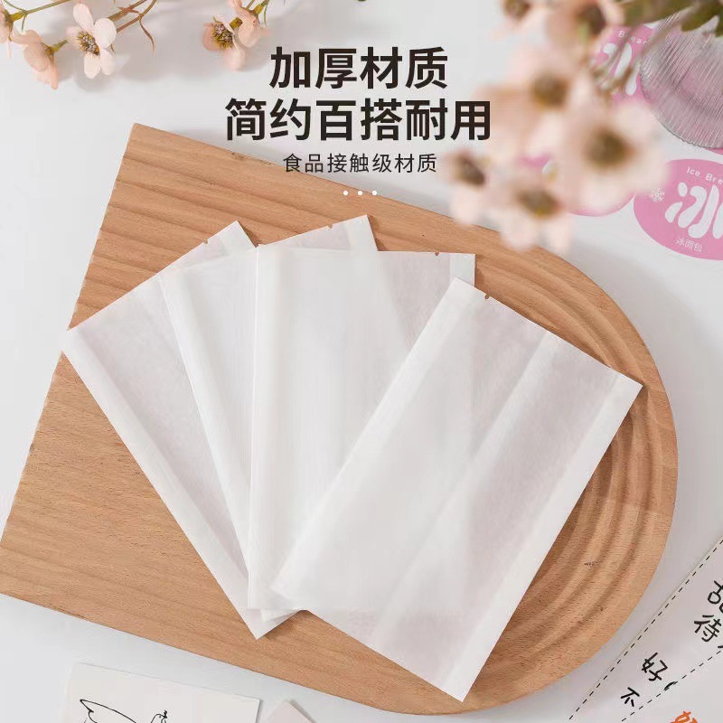 新款冰面冰面包包装袋袋防油热封新款烘培防油袋子可以批发