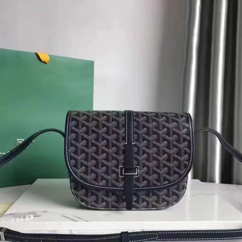 Upgrade Goyard Goya Bag Saddle Bag Dog Tooth Bag Small Square Bag Flip Messenger Bag Presbyopic Bag Single Shoulder Crossbody Bag