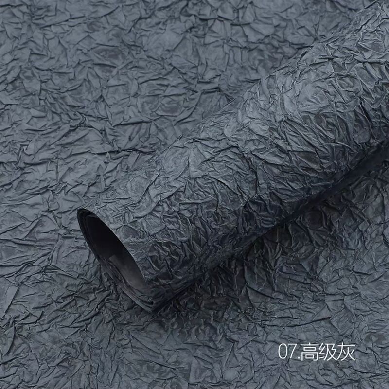 Yitong テクスチャードストーンパターン紙手作りレリーフアートフラワークレープ紙フラワーショップブーケ包装紙|undefined