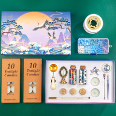 歐式復古式火漆印章套裝全套益智禮物火漆印章套裝信封封口印章