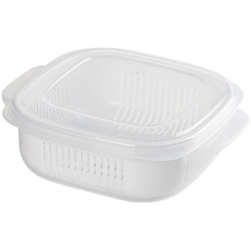 Japanese brown rice divided freezer box, refrigerator storage small lunch box, vegetable and fruit crisper rice storage box