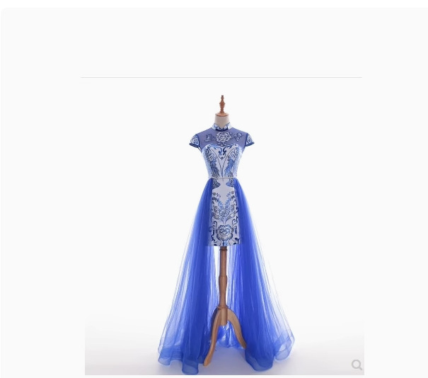 Blue two floating sand skirt