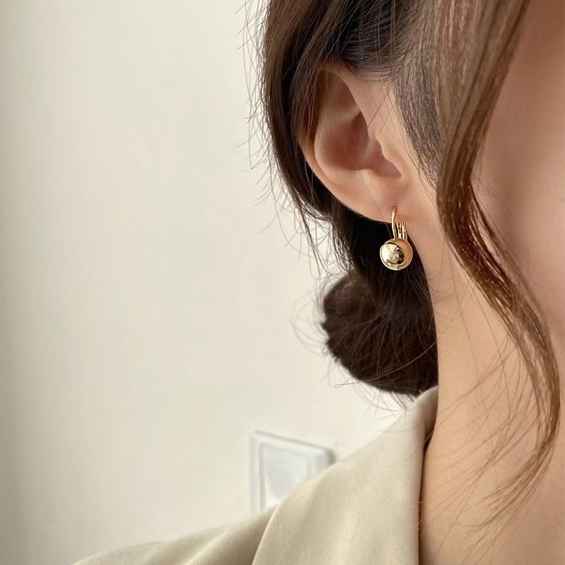 Earrings Classification 1 Pair Retro Ball Plating Alloy Earrings