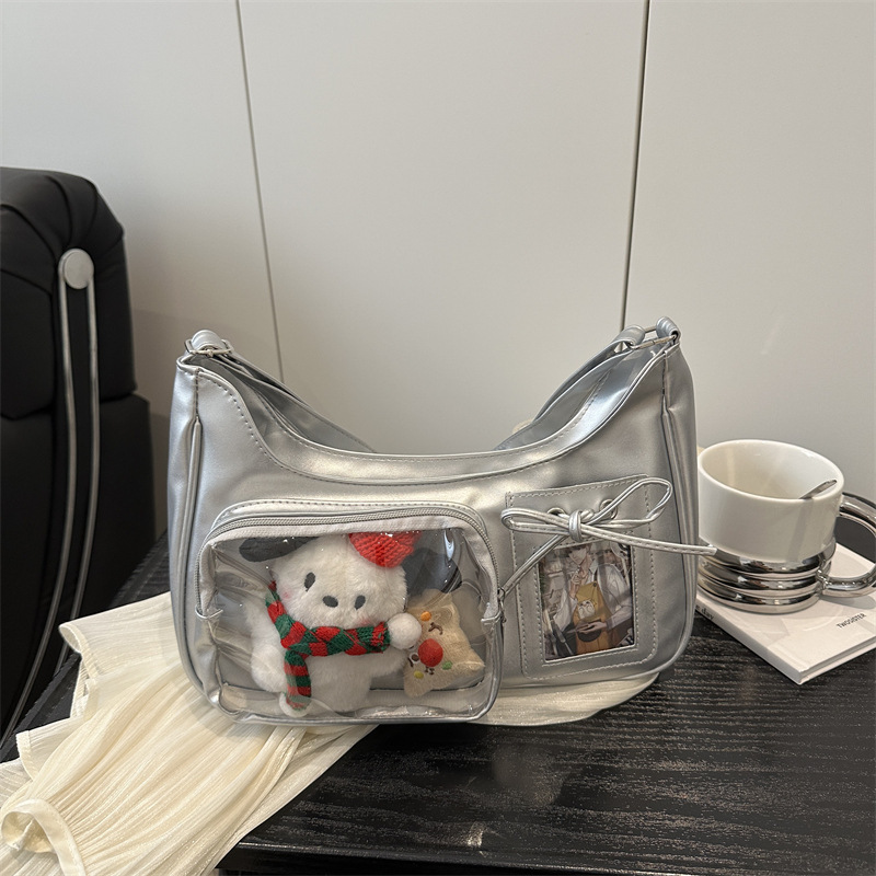 日本二次元痛バッグ女性用大容量レトロクロスボディバッグ女性用韓国甘いコミック女性用ショルダーバッグ|undefined