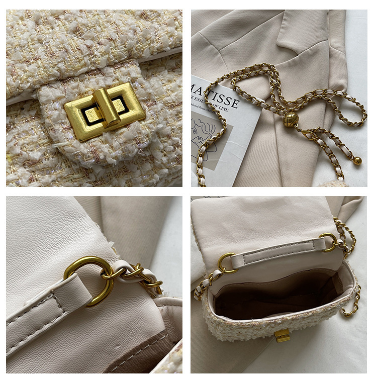 Nuovo vento profumato di lana autunno inverno nuova mini borsa a tracolla a forma di canapa e cotone da donna carina_voghion.com