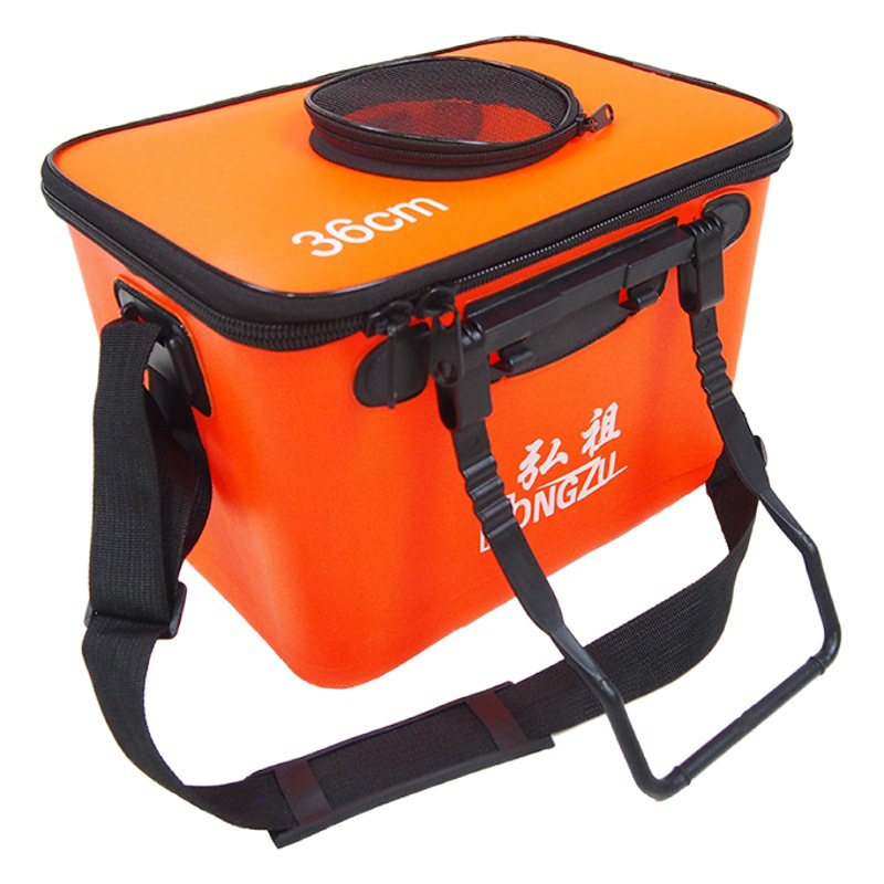One-Piece Fishing Bucket Eva Live Fish Bucket Thickeneded Fish Box Fish Bucket Hard Shell Fish Protection Bucket Fishing Gear Supplies