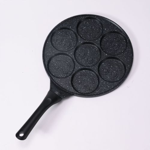 Seven-hole cartoon frying pan breakfast pan non-stick pan set frying pan pan set wholesale