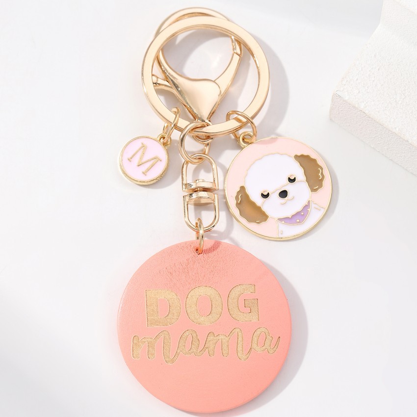 Lindo Letra Perro Madera Unisexo Llaveros display picture 10