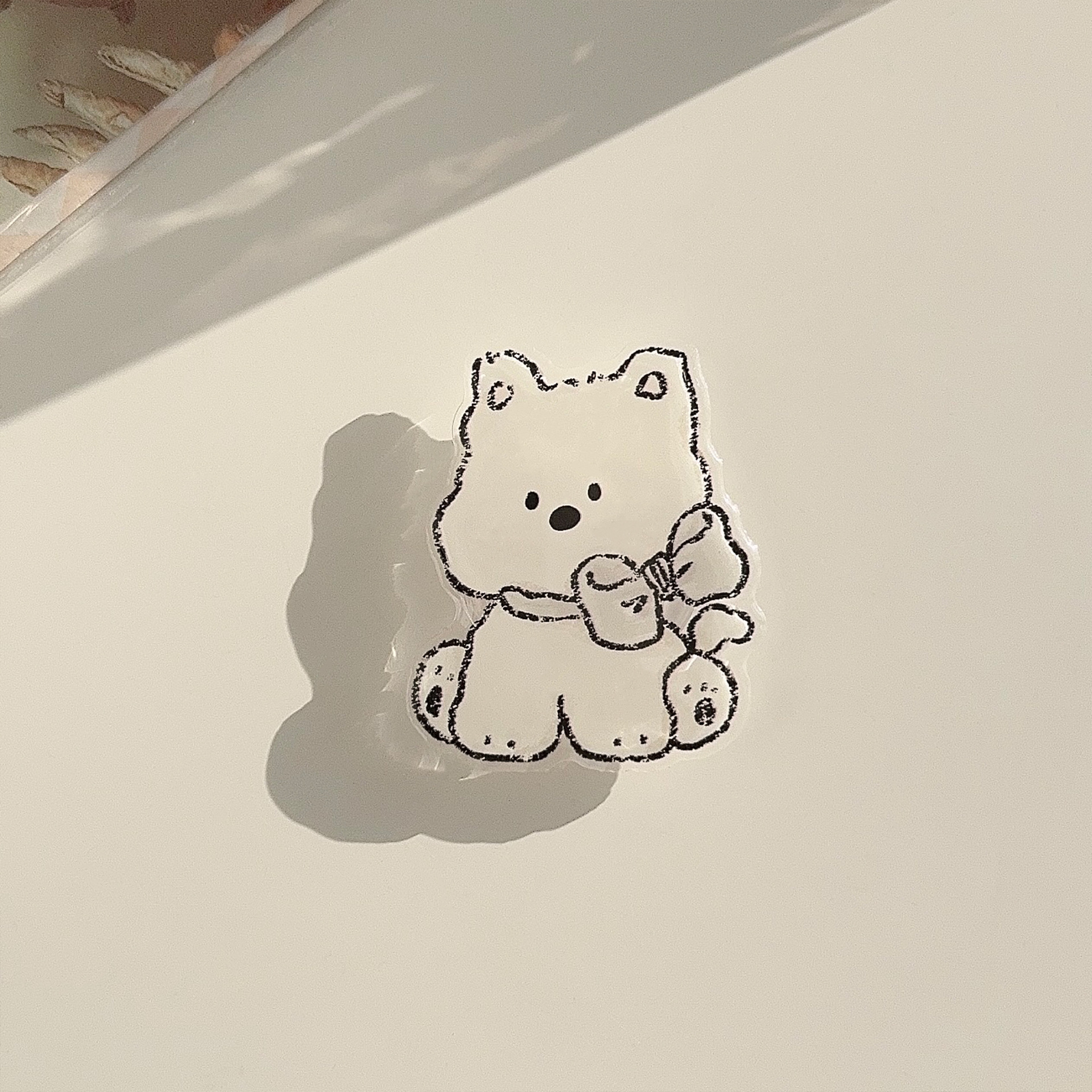 韓系ins犬熊スタンドアニメ伸縮折り畳みかわいい動物はリンゴ華為怠け者スタンドを適用する