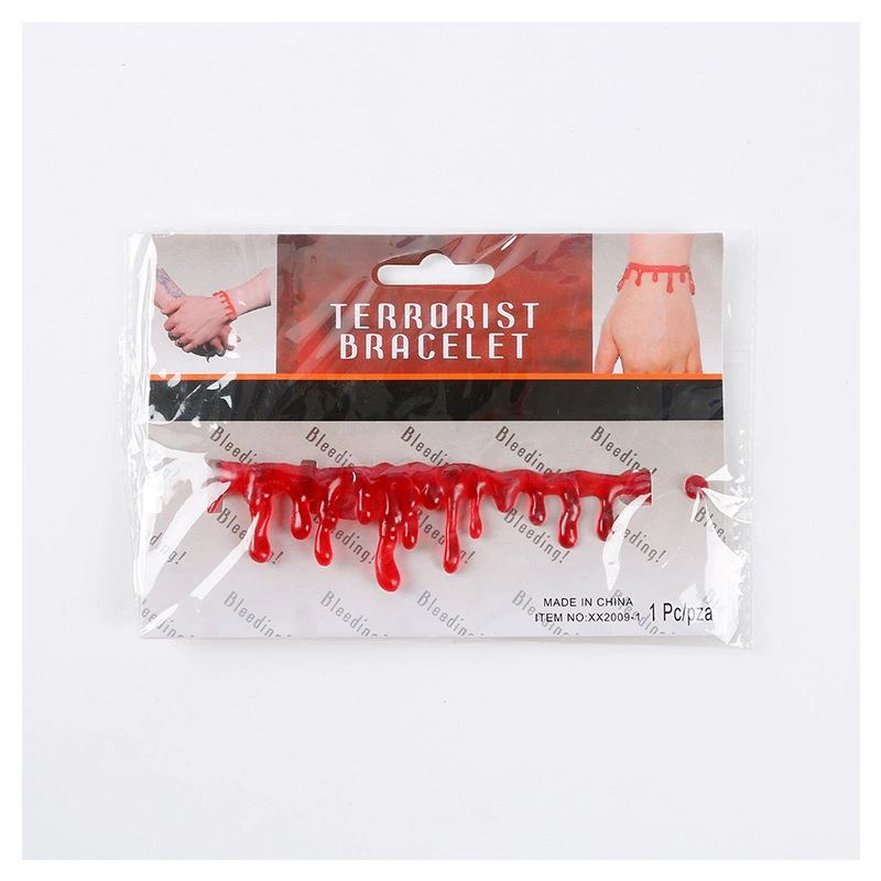 Halloween Decoration Horror Vampire Dark Blood Bracelet Ktv Haunted House Creative Personalized Bleeding Bracelet