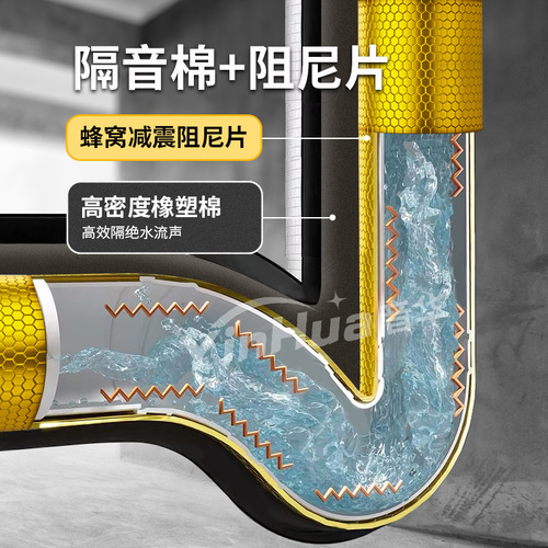Silent cotton for drain pipe, self-adhesive package, sound-absorbing drain pipe, bathroom gold damping sheet, vibration reduction and noise reduction, insulation wholesale 