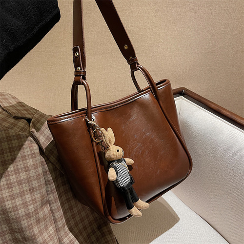 Summer Large Capacity Bags  New Women's Fashion Commute Shoulder Bags High-End Hand-held Tote Bags