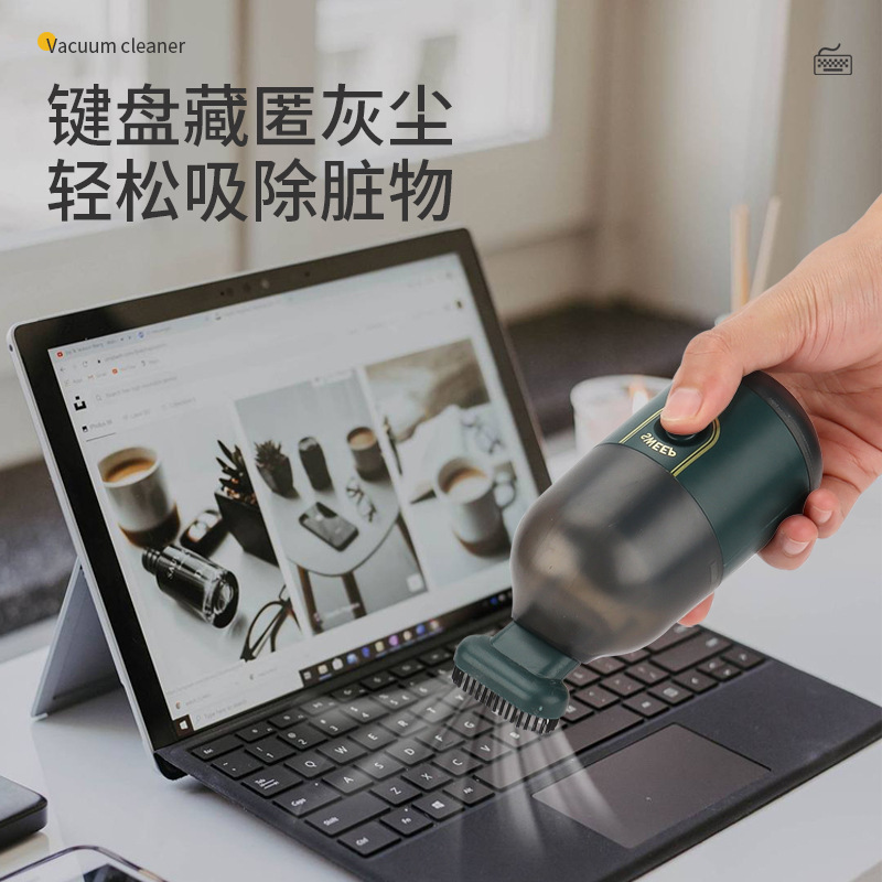 Portable Handheld Mini Wireless Desktop Vacuum Cleaner Computer Keyboard Cleaning Dust Removal Machine Wholesale for Notebook