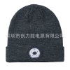 LED lights, street keep warm detachable knitted hat